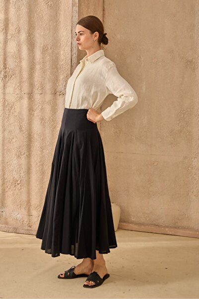 QANU Flounce Skirt Black