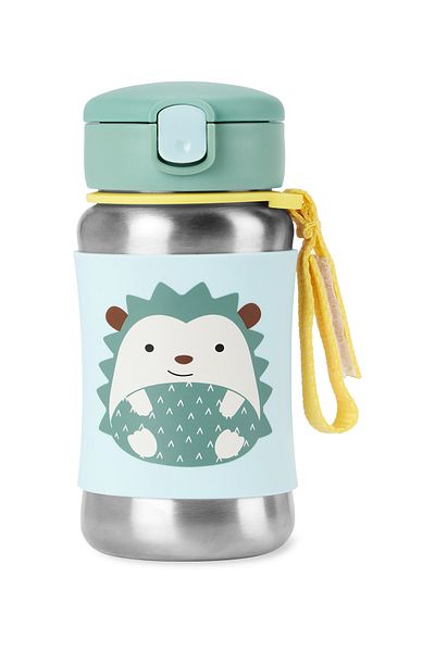 Skip Hop Zoo Stainless Steel Water Bowl Hedgehog