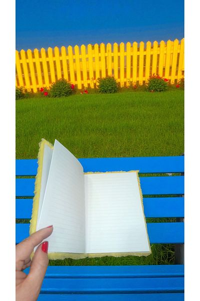 LADİJİTAL BASKI ÇÖZÜMLERİ Furry Notebook with Yellow Chicks