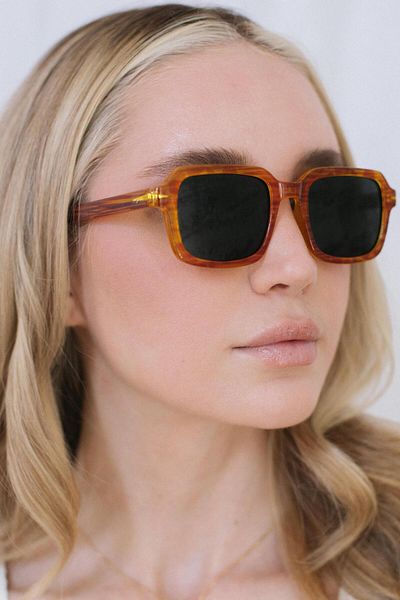 Bilge Karga Darien Orange Black Sunglasses
