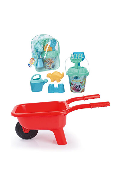 Cici Oyuncak Deniz Kum Havuz Park Bahçe Oyuncakları Çocuk El Arabası Sırt Çan...