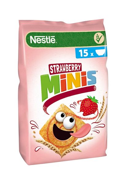 Nestle Breakfast cereal Strawberry Minis, 450g