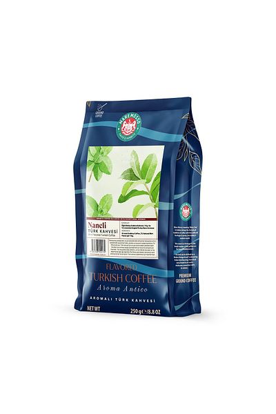 Mare Mosso Caffe ê Vendite Mint Flavored Turkish Coffee 250 Gr.