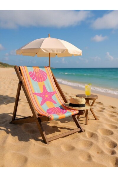 Özdilek Özdilek Nice Pi̇nk Shell 70*150 Beach Towel