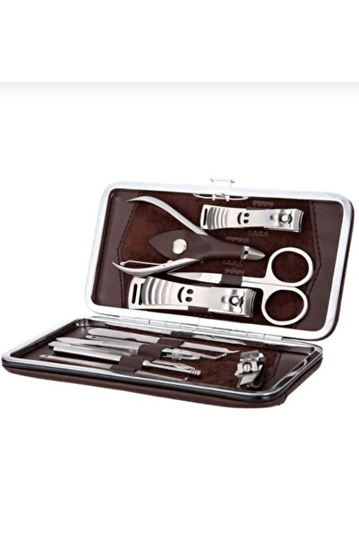 Skygo Rasp Pliers Nail Clipper Manicure Pedicure Set Portable Box 12 Pcs