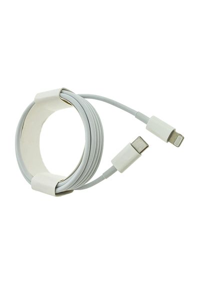 OEM Lightning to USB-C cable, for Apple, A1702, 2m, white, in blister