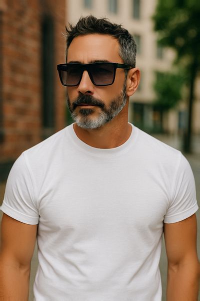 MACERATİ Occas Unisex Black Sunglasses