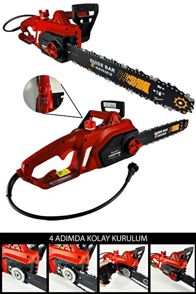 MoonTech Germany Pro Seri 4500W Elektrikli Hızar Ağaç Odun Kesme Budama Bıçkı...