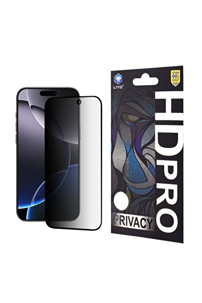 Lito Carcasă pentru iPhone 16 Pro Max - HD Pro Privacy - Neagră