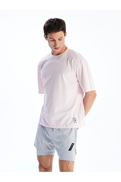 LC Waikiki Nevavm with Difference Oval Collar Men's Sports T-Shirt