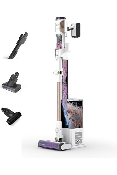 Shark Detect Clean&Empty Auto-Empty Sistemli Turbo Başlıklı Şarjlı Dikey Süpü...