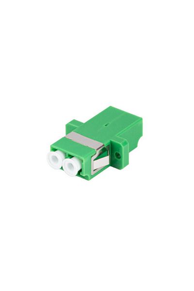 Lanberg Fiber optic network adapter with LC/APC connectors, Lanberg 43373, SM, DUPLEX, green
