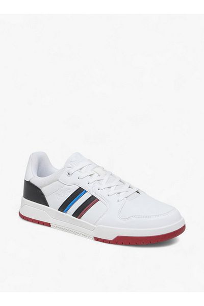 Lee Cooper Men's Panelled Sneakers with Lace-Up Closure