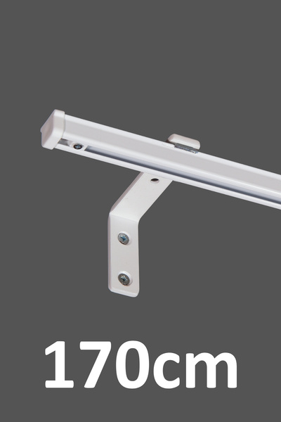 İzen Beyaz 170cm Tekli Metal Rustik (90mm) Metal L Duvar Montaj Ayaklı (19mm)...