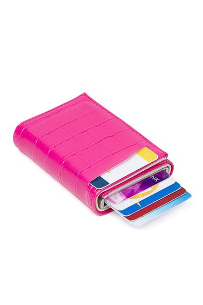 Newish Polo Men's Mechanized Card Holder and Wallet - Pink