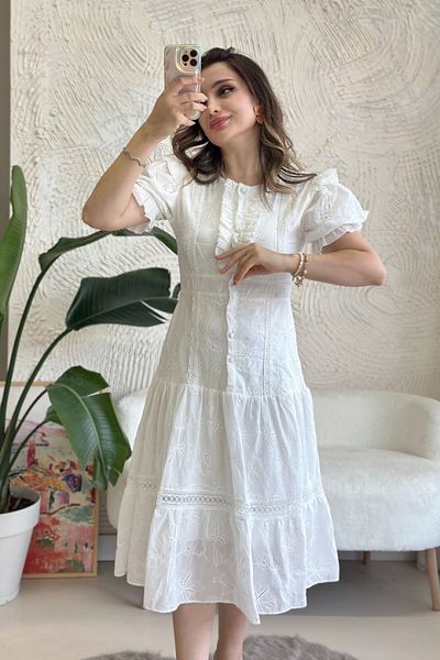 Poliyance Belis White Dress