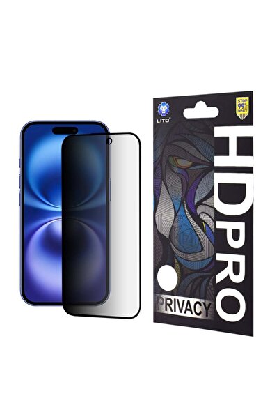 Lito Carcasă pentru iPhone 16 - HD Pro Privacy - Neagră