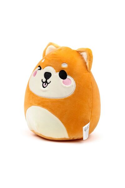 Puckator Jucarie din plus, moale si placuta, material premium, Cainele Shuggs Shiba Inu, 24x20x17