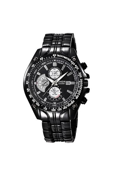 Xınew Ceas barbatesc casual Xinew Expedition, negru