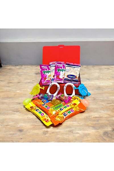 Nostaljik Lezzetler Nostaljik Kırmızı Ahşap Hediye Paketi