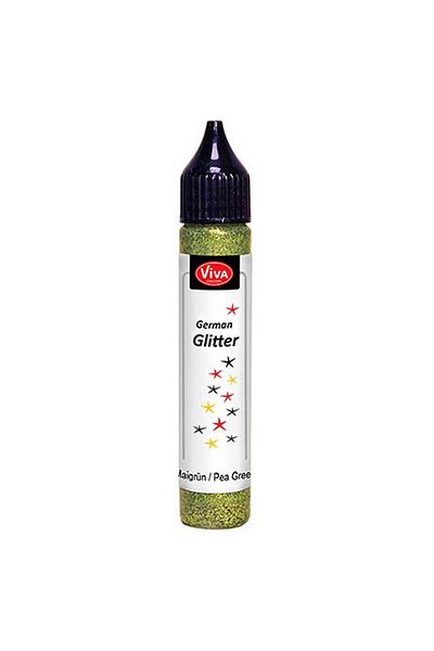 Viva Decor Washable adhesive glitter for all surfaces, VIVA DECOR, 28ml Light green