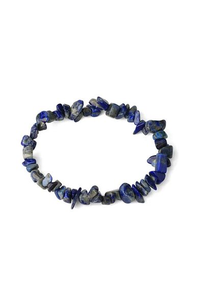 animis beauty Bratara Lapis Lazuli pietre chips 6-8 mm, cristale semipretioase, unisex