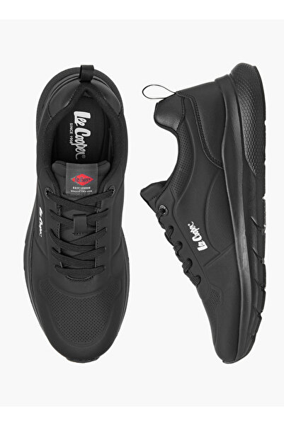 Lee Cooper أحذية رياضية للرجال بطباعة الشعار مع إغلاق برباط