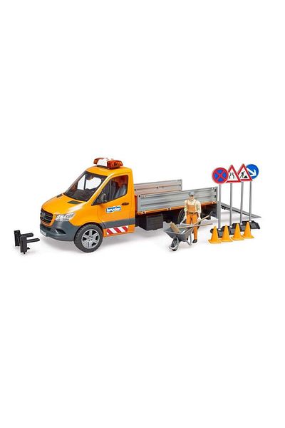 Bruder Bruder Mercedes Benz Road Maintenance Vehicle and Element 02677