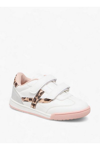 Flora Bella by Shoexpress Girls Colourblock Sneakers with Hook and Loop Closure