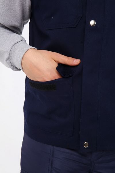 Çamdalı İş Elbiseleri Summer Work Vest 4 Pockets Zipper Closure 100% Cotton