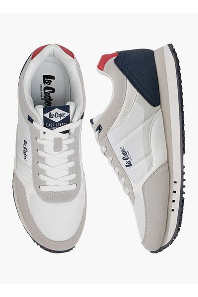 Lee Cooper Men's Logo Print Lace-Up Sneakers