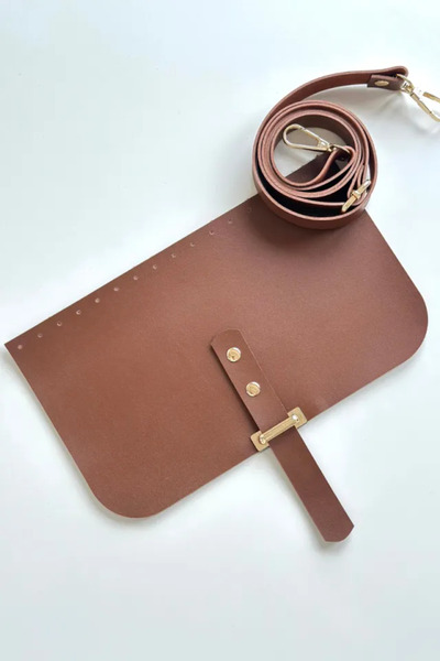 Pnrhobi Deri Çanta Kapak Askı Setleri-taba