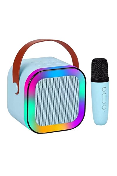 DigiMonster K12 Karaoke Makinesi – Taşınabilir Bluetooth Hoparlörlü Eğlence Deneyimi Tek Kablosuz Mikrofon