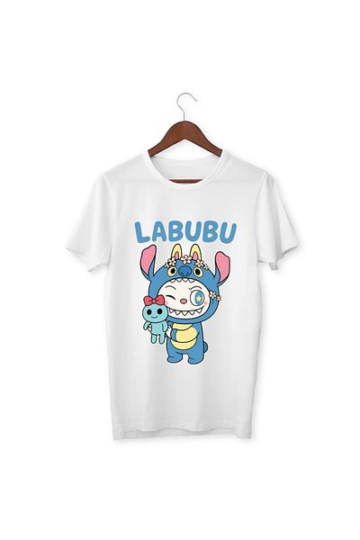 ALPŞAN TİCARET Labubu T-shirt Labubu Παιδικό T-shirt Labubu Μπλουζάκι Unisex για ενήλικες