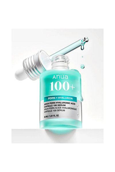 ANUA PDRN Hyaluronic Acid Capsule Serum, Hydration, Moisture Plumping, Fragrance-Free, 30ml