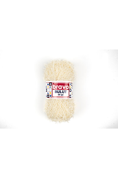 Bravo Bulut Sakal Lif Yarn 100 Gr 100 Meters (Color Code:432) Cream