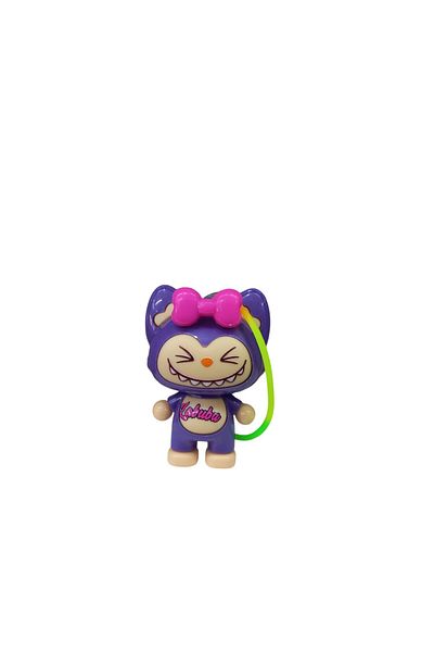 eseoffice Labubu Cute Toy Figure and Keychain – Purple Colored Mini Character