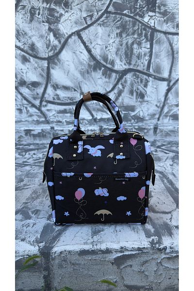 beautiful bag Термоизолирана водоустойчива термо чанта за носене на храна с шарка на балон