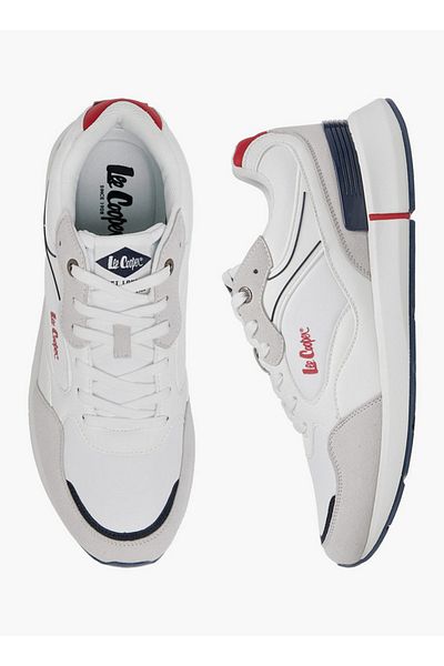 Lee Cooper Men's Logo Print Lace-Up Sneakers