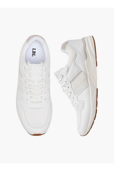 LBL by Shoexpress Men Panelled Sneakers with Lace-Up Closure