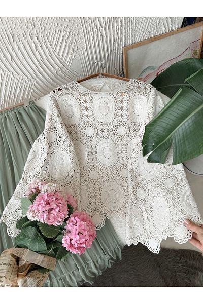 Poliyance Emilya Beige Blouse