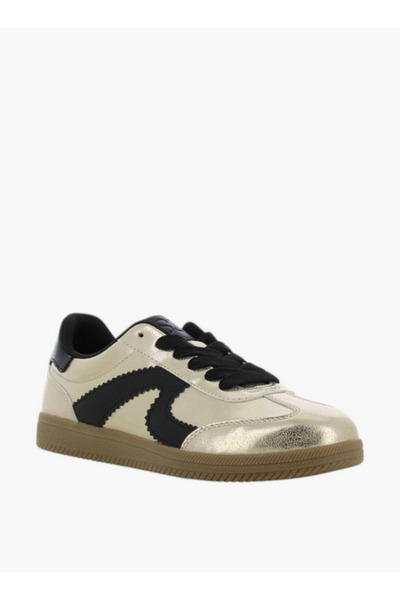 SJ Women's Panelled Lace-Up Sneakers