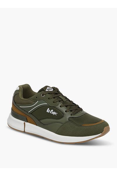 Lee Cooper Men's Logo Print Lace-Up Sneakers
