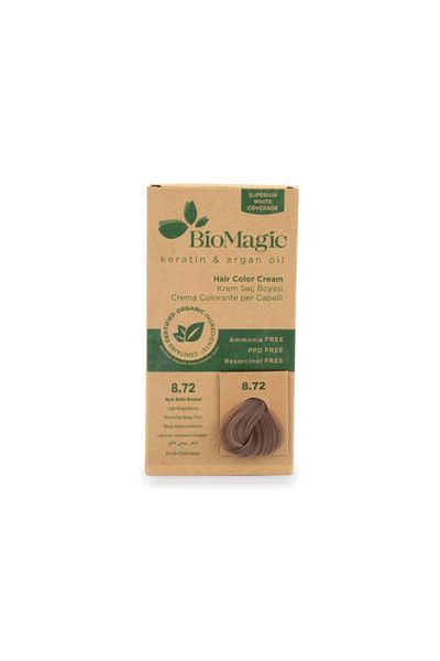 BIOMAGIC Hair Color C K 8/72 Light Beige Blonde