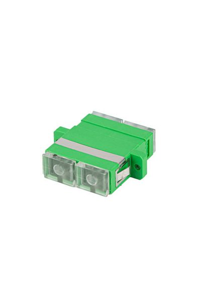 Lanberg Fiber optic network adapter with SC/APC connectors, Lanberg 43381, SM DUPLEX, transparent caps