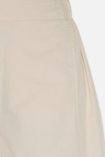 Amia&Co. Cream Elastic Palazzo Trousers