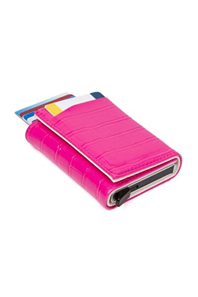Newish Polo Men's Mechanized Card Holder and Wallet - Pink