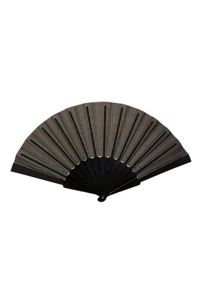 OEM Evantai din plastic si material textil, pliabil, negru