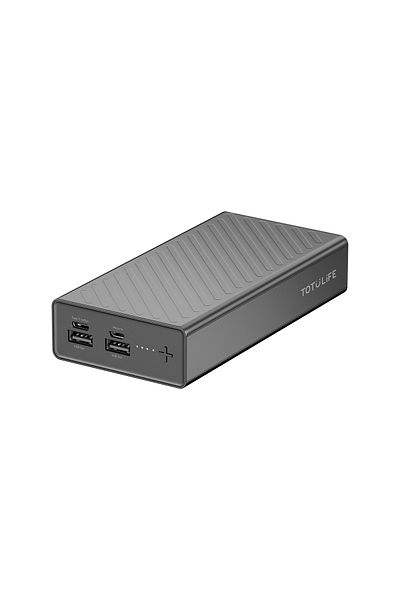 Totulife FAME Series Power Bank 20000mAh - Black