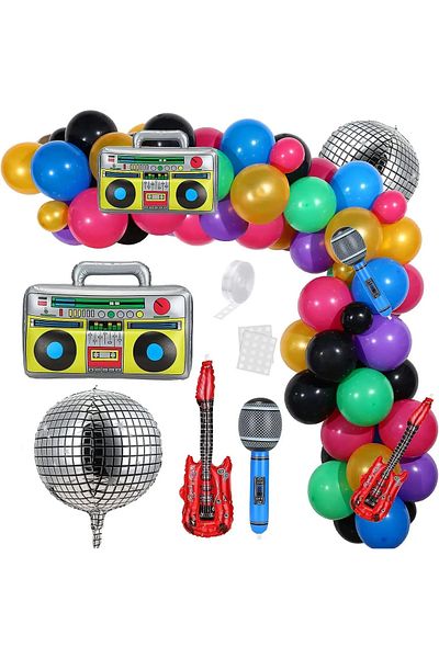 Baloane Vesele Balloon Arch For Musical Themed Parties ARC145